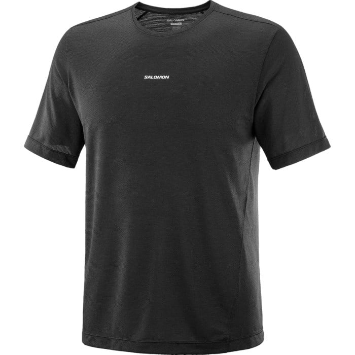 Salomon Shakeout Core Mens Short Sleeve T-Shirt - Deep Black