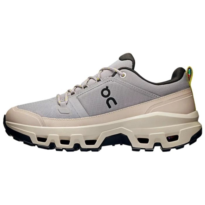 On Cloudrock Low Waterproof - Womens Hiking Shoes - Alloy/Ice