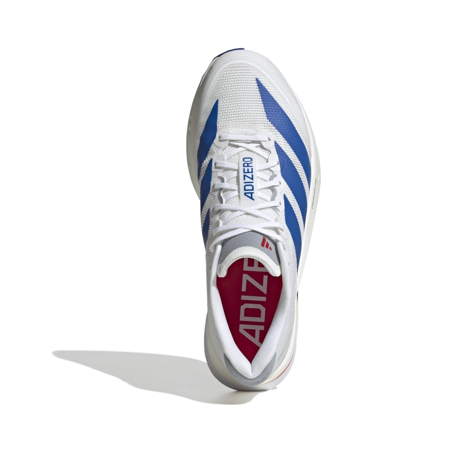 adidas Adizero Boston 13 - Mens Running Shoes - Cloud White/Team Royal Blue/Halo Silver