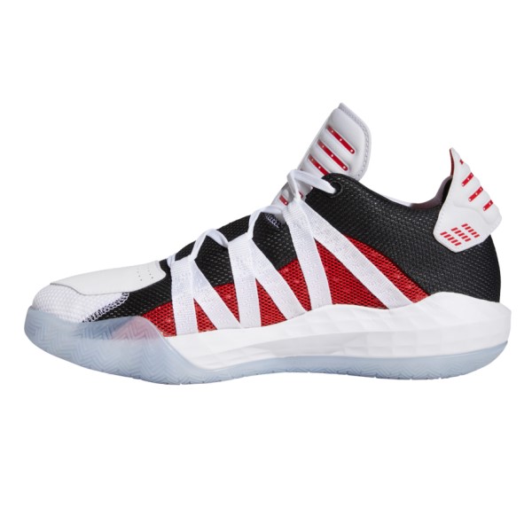 Adidas Dame 6 GCA - Mens Basketball Shoes - Footwear White/Scarlet/Core Black