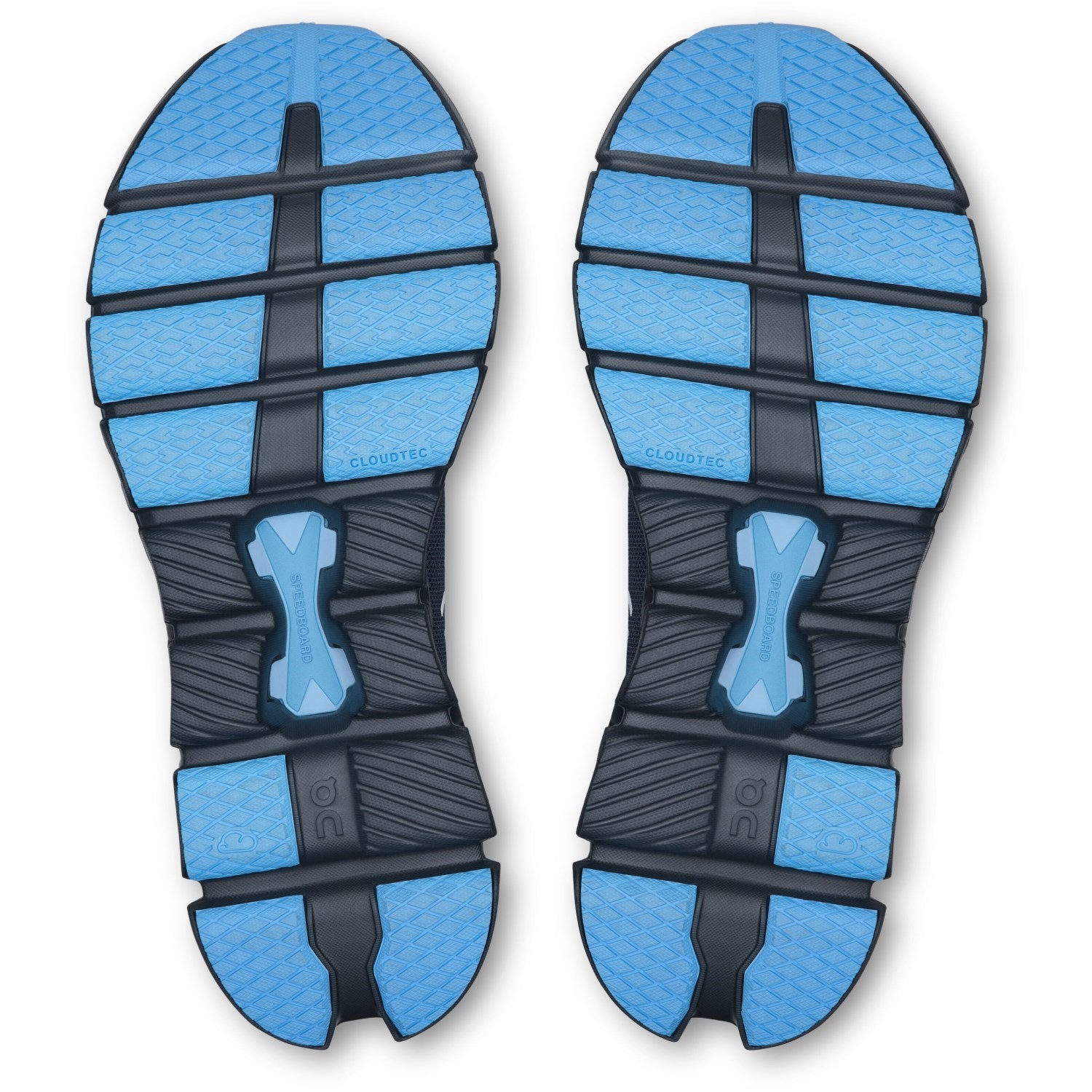 On Cloud X 4 - Mens Running Shoes - Navy/Gourami