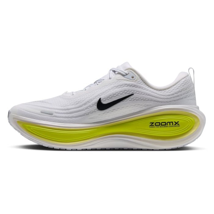 Nike Vomero Plus - Mens Running Shoes - White/Black/Lemon Venom/Electric Yellow - image 3