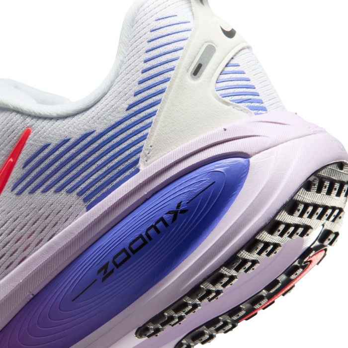 Nike Vomero 18 - Womens Running Shoes - White/Hot Lava/Violet Mist/Sapphire