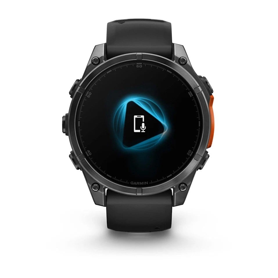 Garmin Fenix 8 47mm Premium Multisport Watch - Slate Gray/Black Silicone Band - image 4