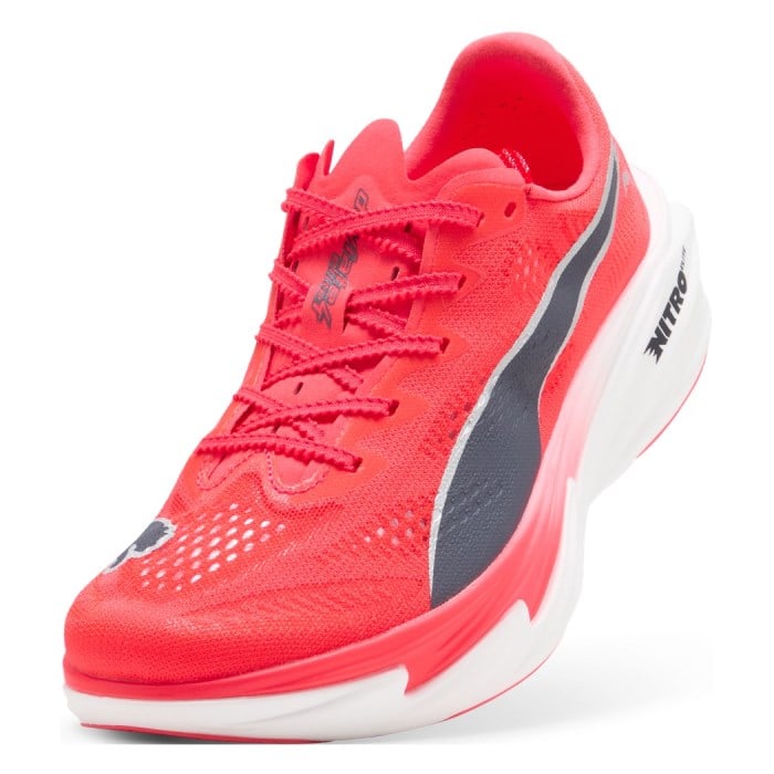 Puma Deviate Nitro Elite 4 - Womens Running Shoes - Ultra Red/Inky Depths/White - image 5
