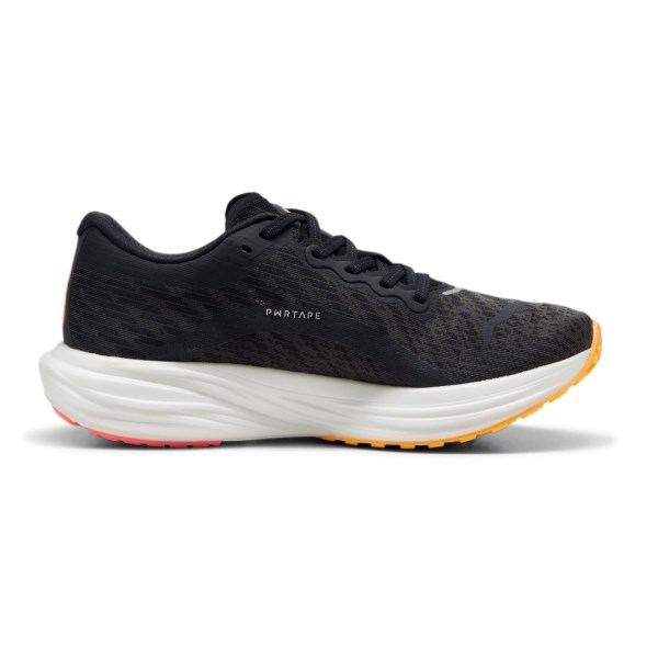 Puma Deviate Nitro 2 - Mens Running Shoes - Black/Sunstream/Sunset Glow