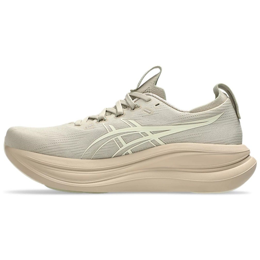 Asics Gel Nimbus 28 - Mens Running Shoes - Feather Grey/Cream