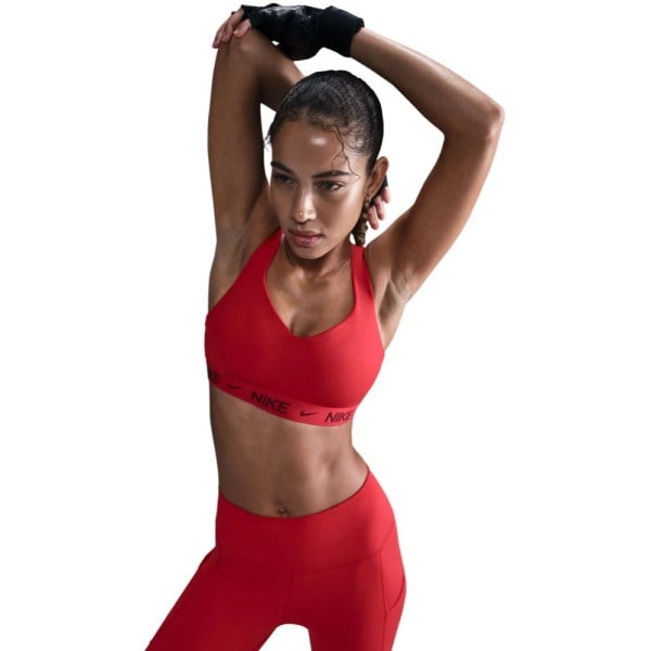 Nike Indy High Support Adjustable Sports Bra - Womens - University Red/Team Red