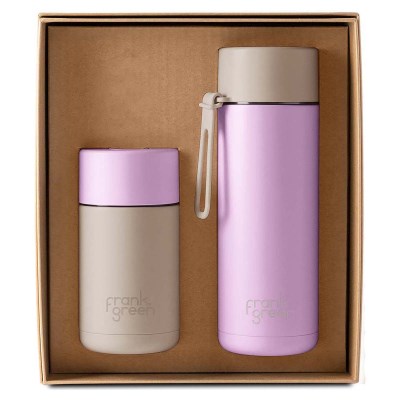 Frank Green The Essentials Gift Set - 355ml Cup + 595ml Straw Lid Bottle
