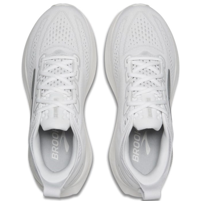 Brooks Glycerin 23 - Womens Running Shoes - White/Oyster/Silver