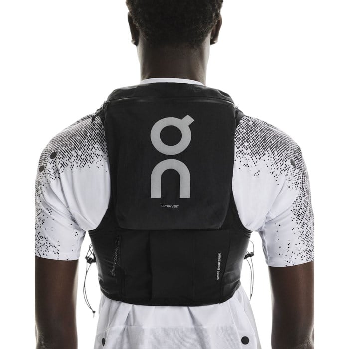 On Ultra Vest Pro with Flasks - Black
