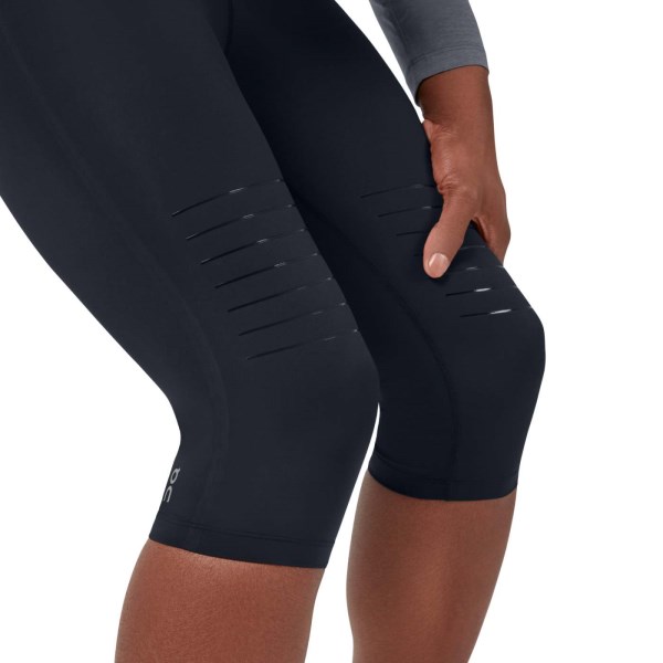 On Running Mens Trail Running Tights - Black