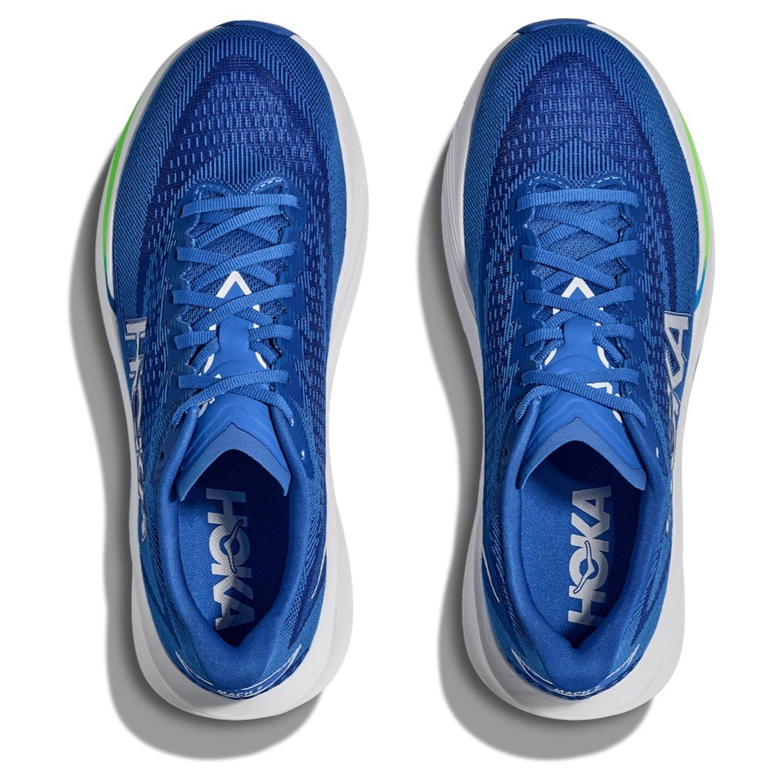 Hoka Mach 7 - Mens Running Shoes - Cobalt Blue/Neon Green