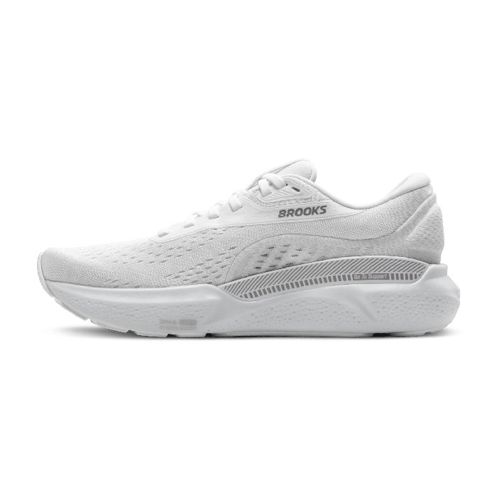 Brooks Adrenaline GTS 24 - Womens Running Shoes - White/Oyster/Alloy