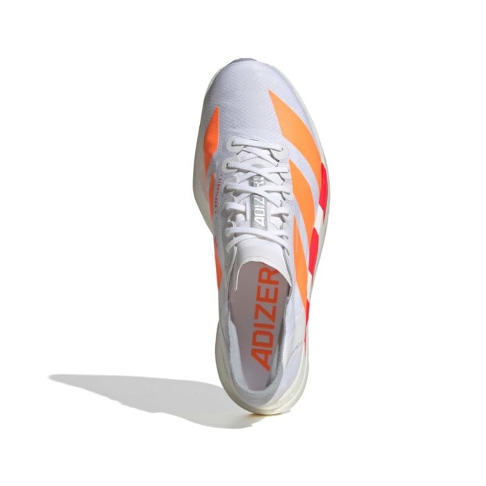 adidas Adizero Adios Pro 4 - Mens Racing Shoes - Cloud White/Lucid Orange/Lucid Red