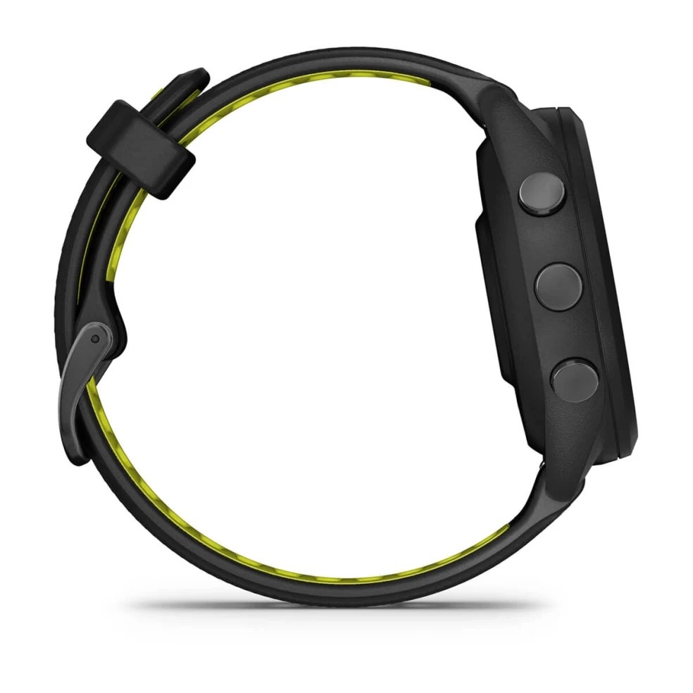 Garmin Forerunner 265S - AMOLED GPS Running Smartwatch - Black/Amp Yellow