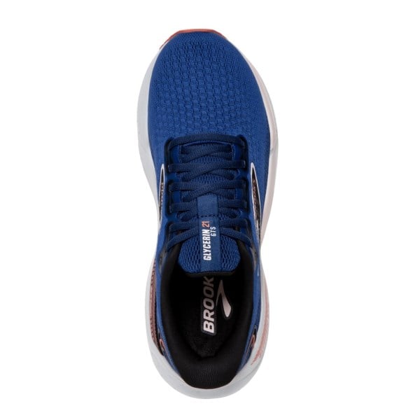 Brooks Glycerin GTS 21 - Womens Running Shoes - Blue/Icy Pink/Rose
