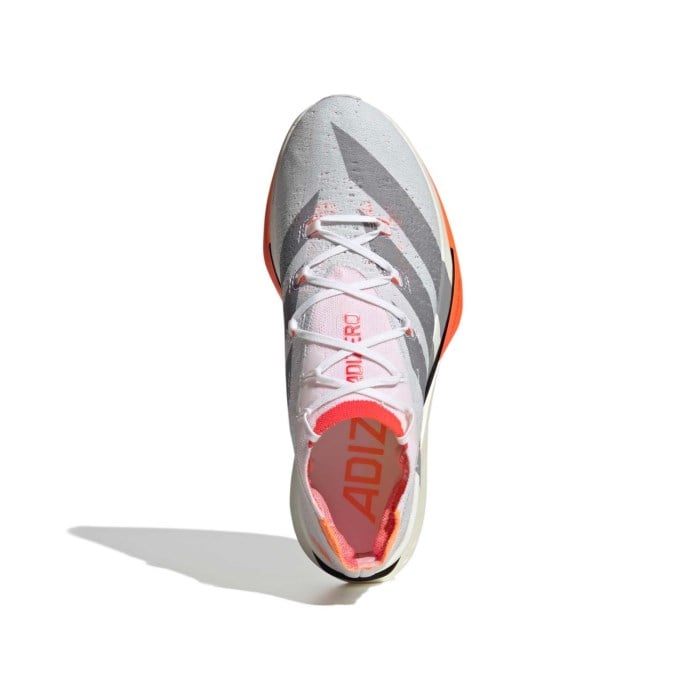 adidas Adizero Prime X 3 Strung - Unisex Racing Shoes - Cloud White/Cloud White/Lucid Red