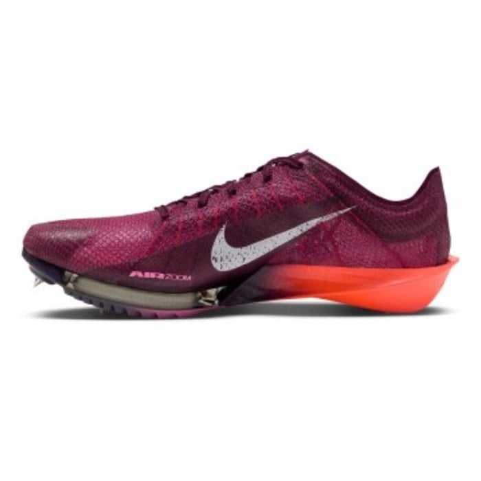 Nike Victory 2 - Unisex Mid Distance Track Spikes - Bordeaux/White/Bright Crimson - image 3