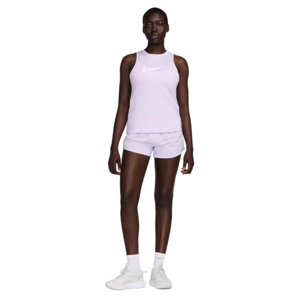 Nike One Graphic Womens Running Tank Top - Lilac Bloom/White