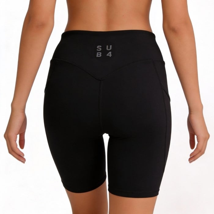 SUB4 Pulse 6 Inch Bike Shorts - Black
