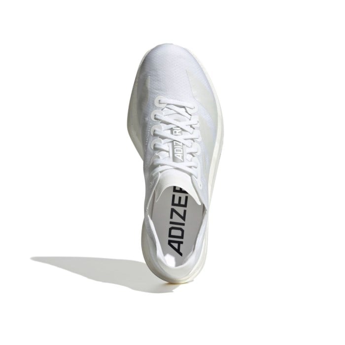 adidas Adizero Adios Pro 4 - Womens Racing Shoes - Cloud White/Zero Metallic/Crystal White