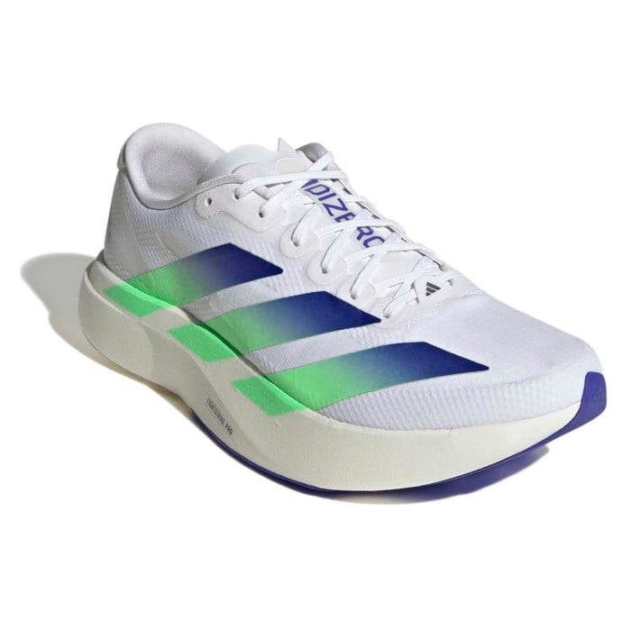 adidas Adizero Evo SL Woven - Mens Running Shoes - White/Beam Green/Chalk White - image 2