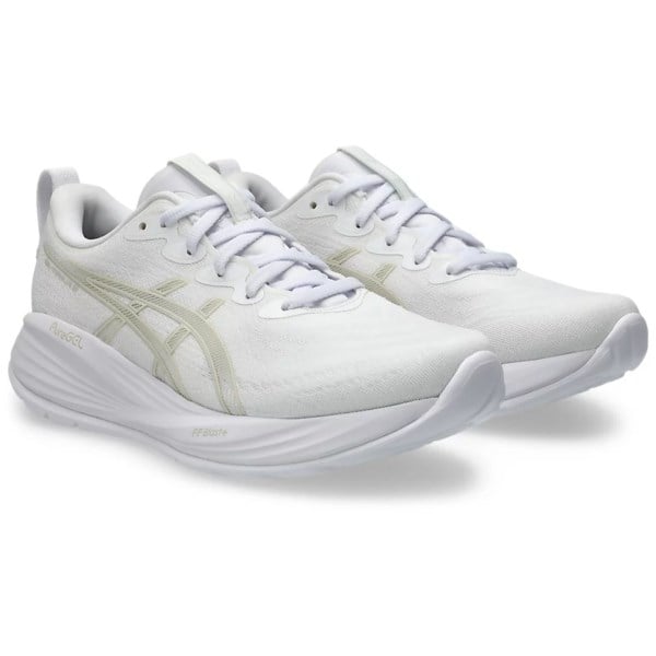 Asics Gel Cumulus 27 - Womens Running Shoes - White/Lake Grey