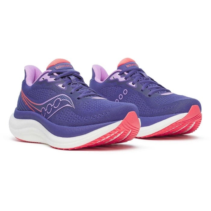 Saucony Triumph 23 - Womens Running Shoes - Marine/Coral