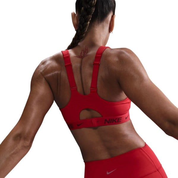 Nike Indy High Support Adjustable Sports Bra - Womens - University Red/Team Red