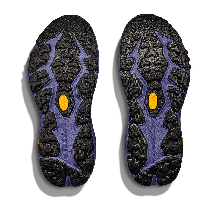 Hoka Speedgoat 6 - Womens Trail Running Shoes - Oatmeal/Mountain Iris