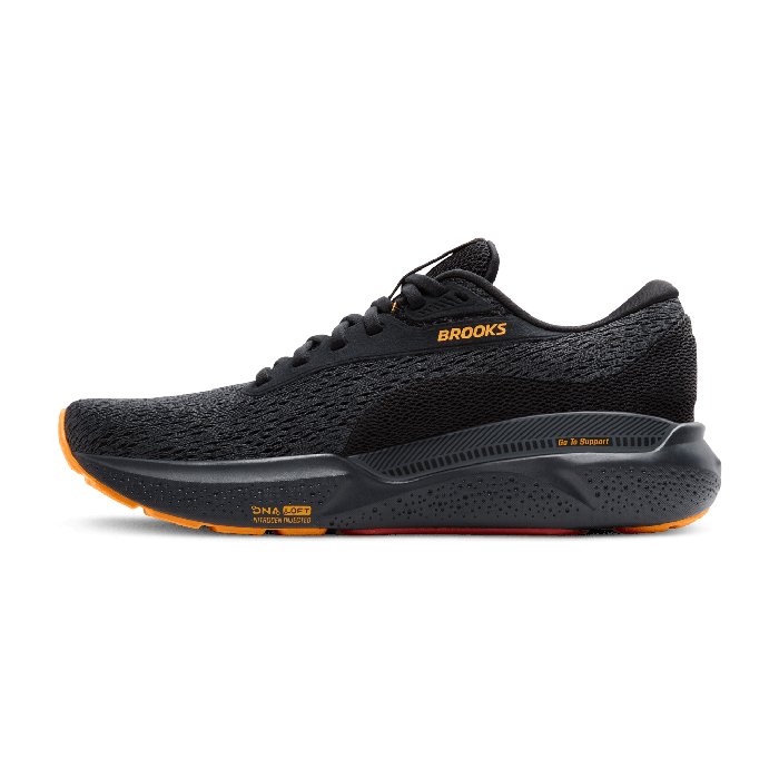 Brooks Adrenaline GTS 24 - Mens Running Shoes - Black/Ebony/Sienna