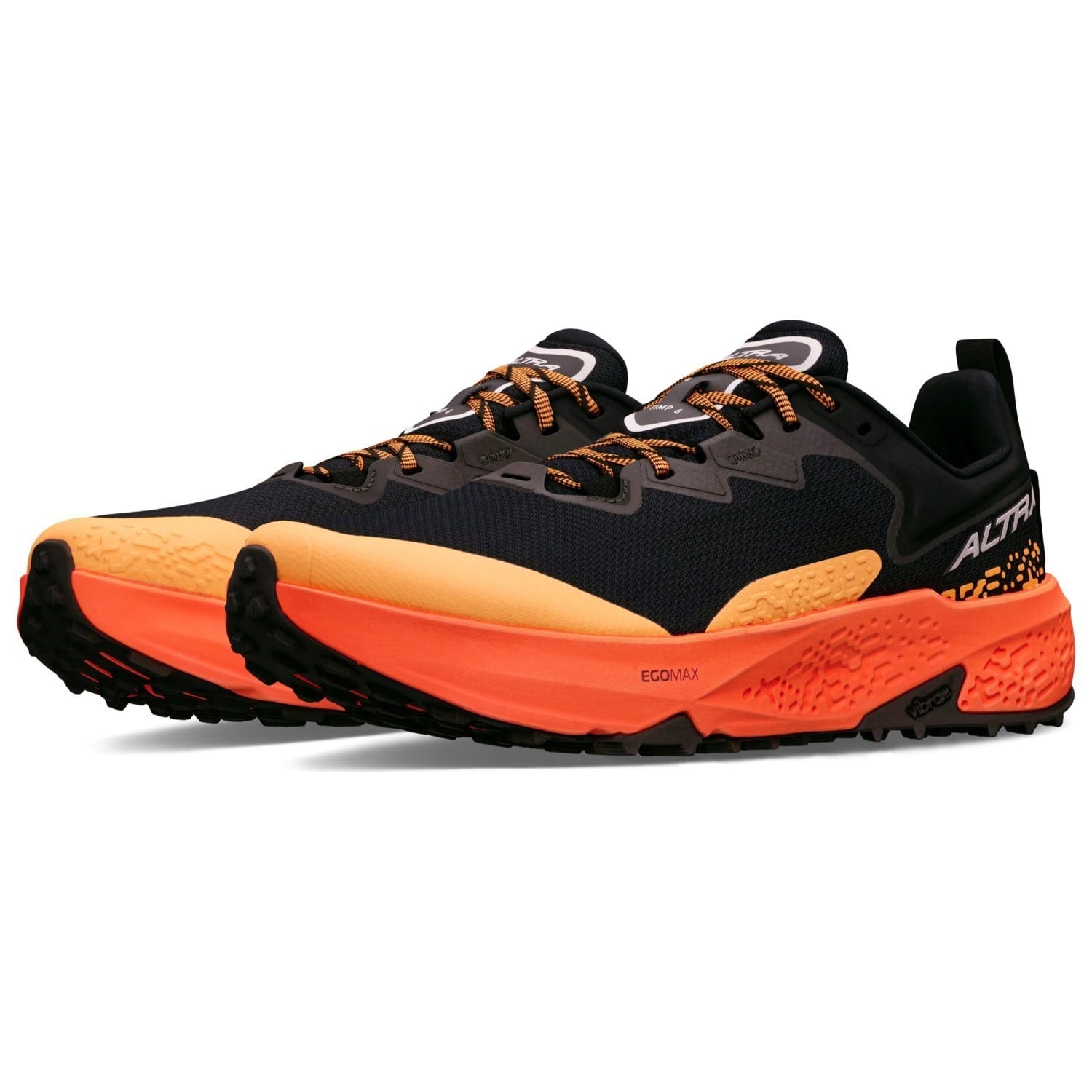 Altra Timp 6 - Mens Trail Running Shoes - Black/Orange
