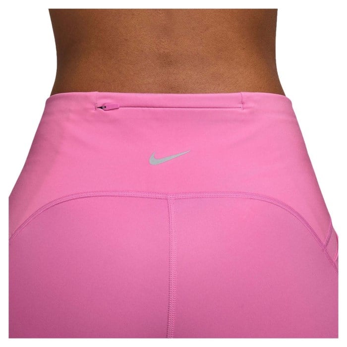 Nike Womens Swift High-Waisted 4 inch Tight Shorts - Playful Pink/Reflective Silver