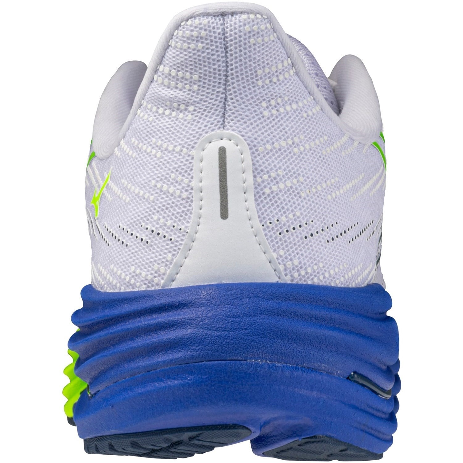 Mizuno Wave Rider 29 - Mens Running Shoes - White/Estate Blue/Lightning Yellow