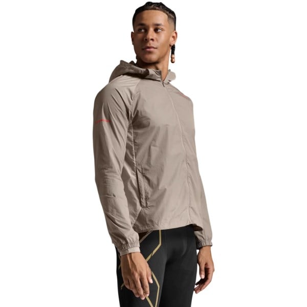 2XU Mens Aero Windbreaker - Carbon Moon