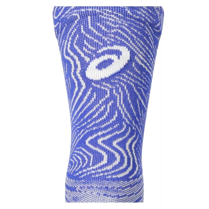 Asics FujiTrail Graphic Crew Unisex Running Socks - Cobalt Burst/Cream
