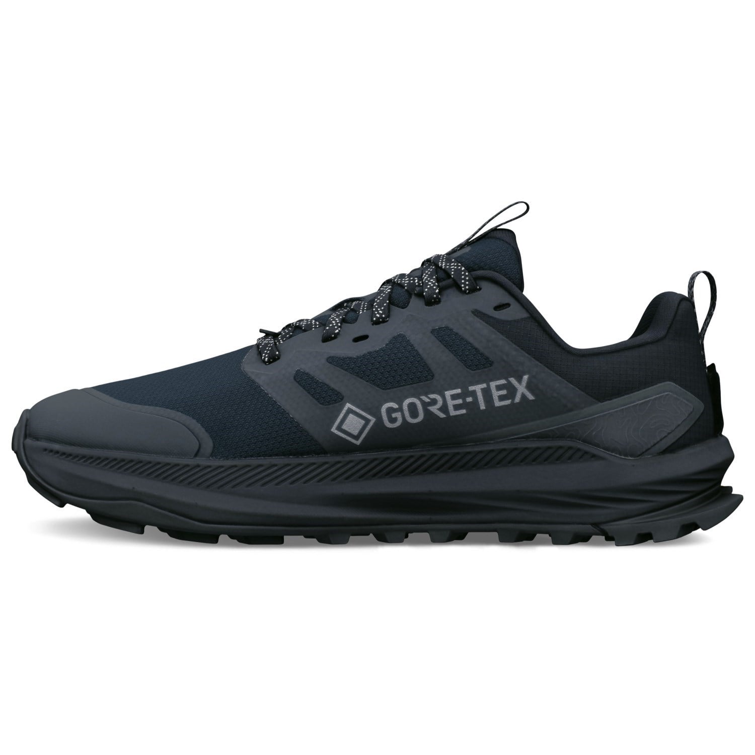 Altra Lone Peak 9+ GTX - Womens Trail Running Shoes - Black/Black - image 2