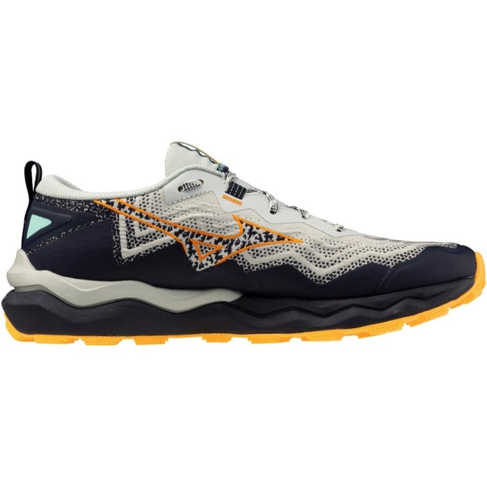 Mizuno Wave Daichi 9 - Mens Trail Running Shoes - Mercury/Tangelo/Tang Orange