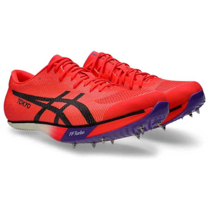 Asics Metaspeed SP 2 - Unisex Sprint Spikes - Flash Red/Black