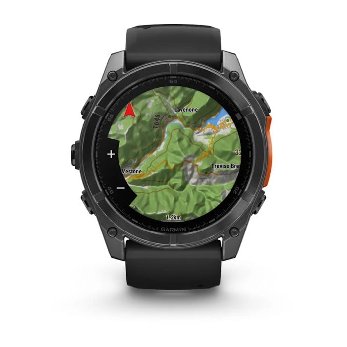 Garmin Fenix 8 51mm AMOLED Premium Multisport Watch - Slate Grey/Black Silicone Band - image 4
