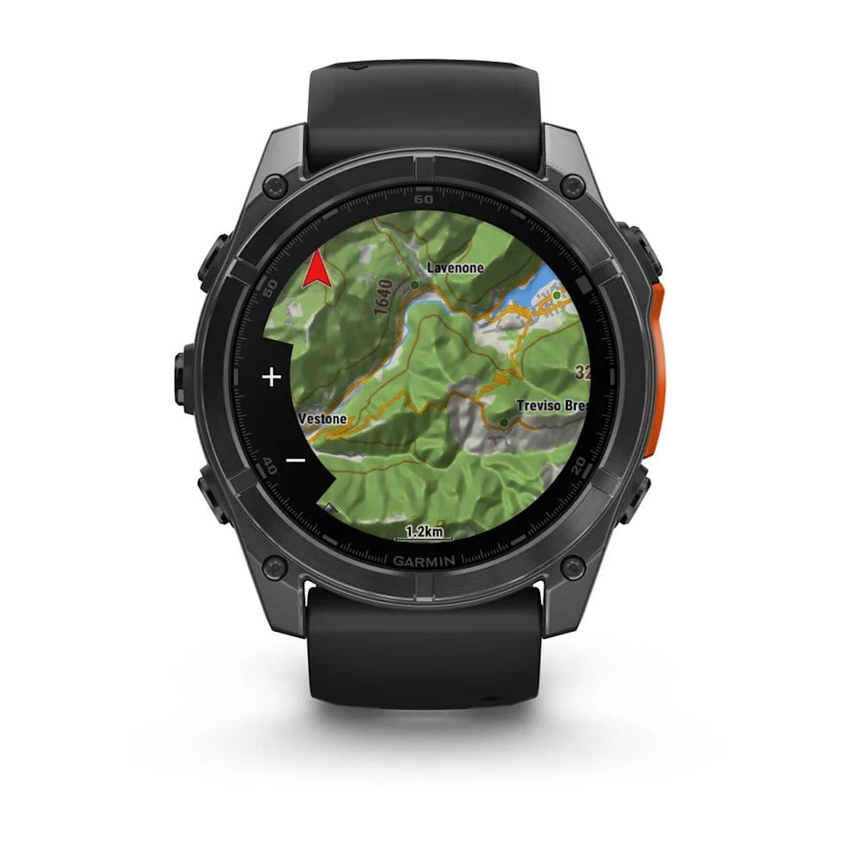 Garmin Fenix 8 51mm AMOLED Premium Multisport Watch - Slate Grey/Black Silicone Band - image 4