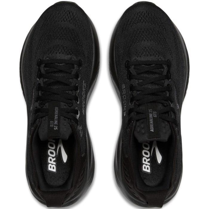 Brooks Adrenaline GTS 25 - Womens Running Shoes - Black/Black/Ebony