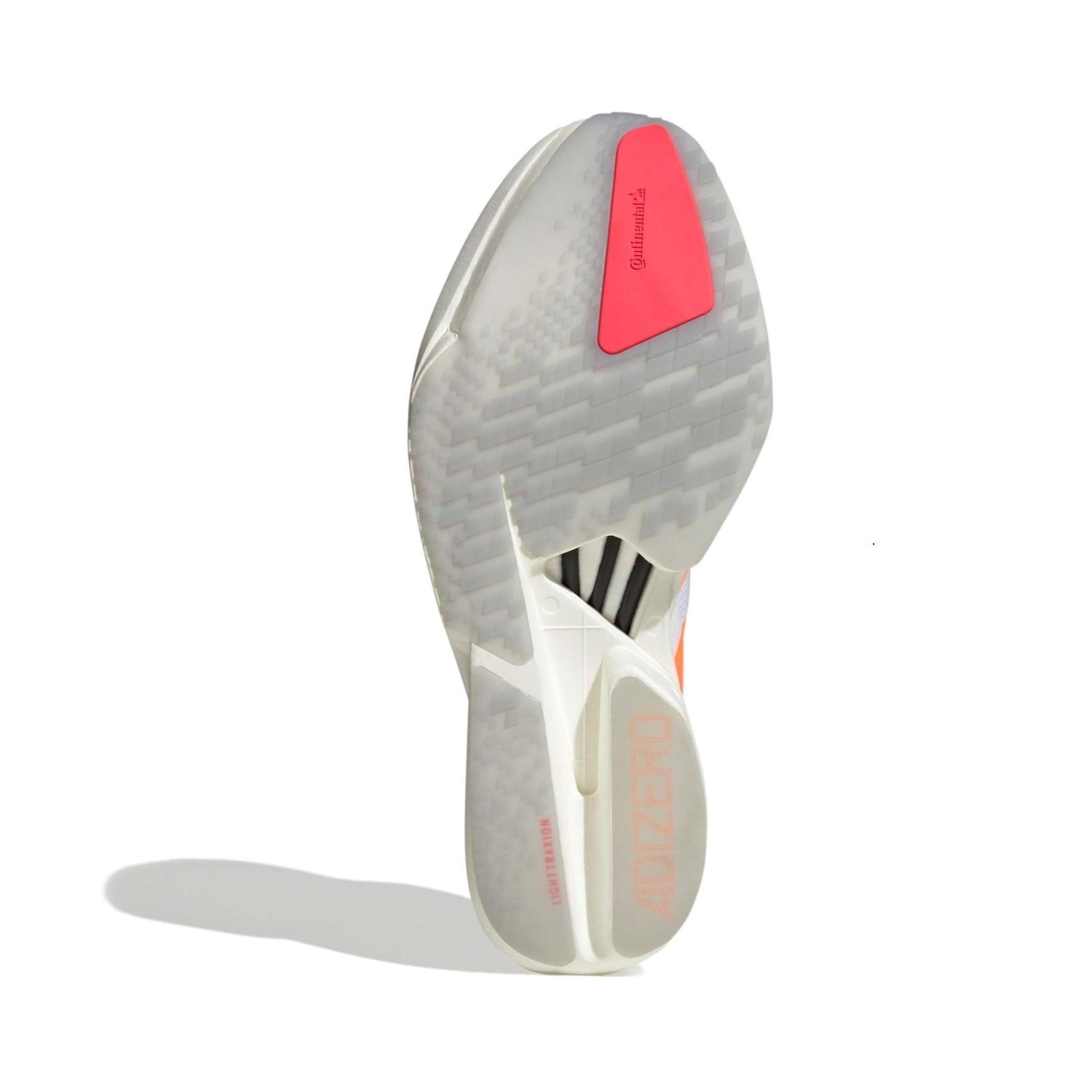 adidas Adizero Adios Pro 4 - Mens Racing Shoes - Cloud White/Lucid Orange/Lucid Red