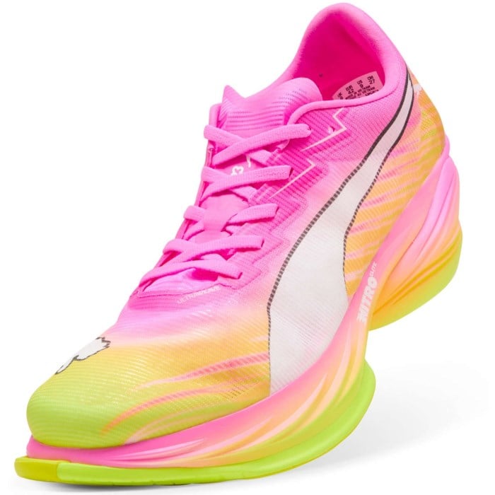Puma Fast-R 3 Nitro Elite Showtime - Mens Racing Shoes - Poison Pink/Puma White