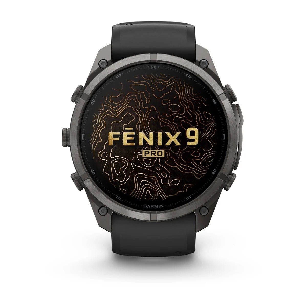 Garmin Fenix 9 Pro 51mm Premium Multisport Smartwatch - Carbon Grey DLC Titanium with Black/Pebble - Carbon Grey DLC Titanium with Black/Pebble Grey Silicone Band - image 2