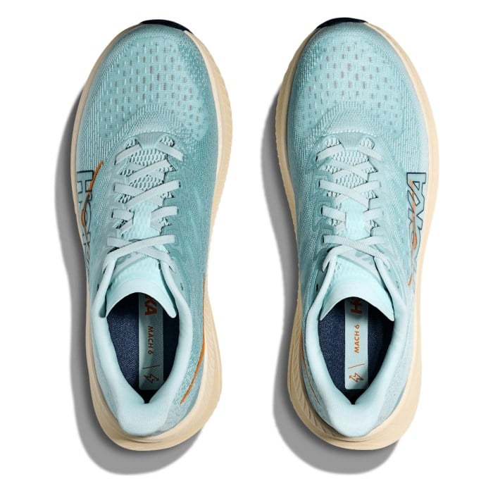 Hoka Mach 6 - Mens Running Shoes - Clear Sea/Sea Water