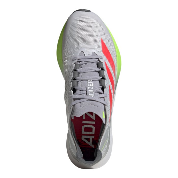 Adidas Adizero Boston 12 - Womens Running Shoes - Dash Grey/Lucid Red/Lucid Lemon