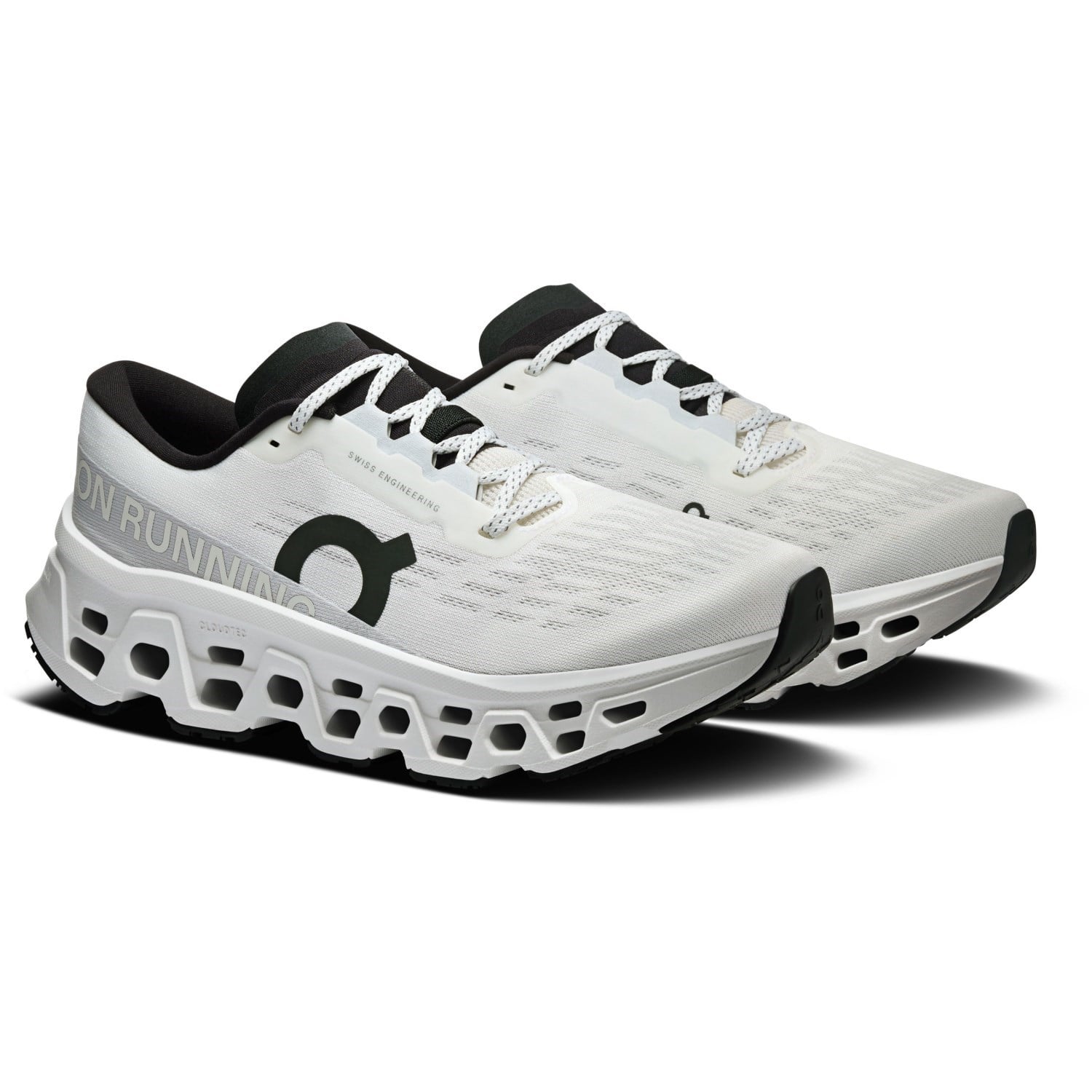 On Cloudmonster 3 - Womens Running Shoes - White/White