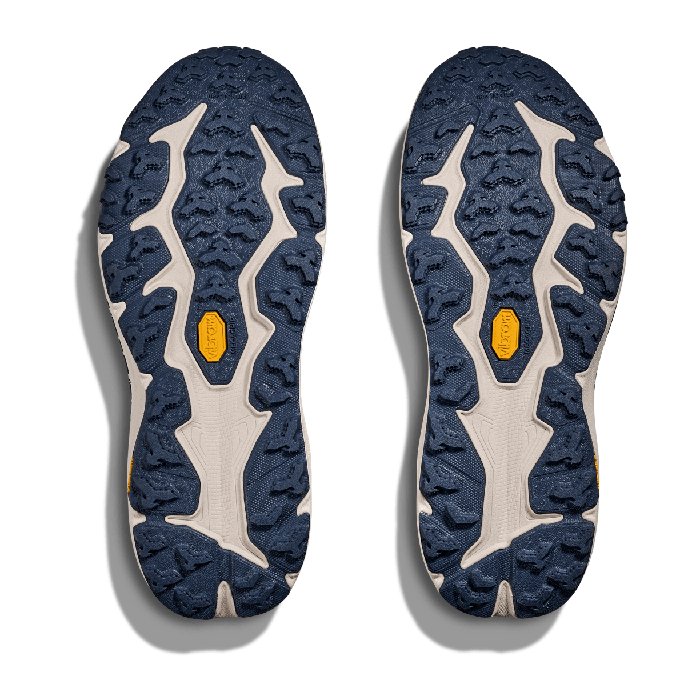 Hoka Speedgoat 6 - Mens Trail Running Shoes - Putty/Blue Twilight
